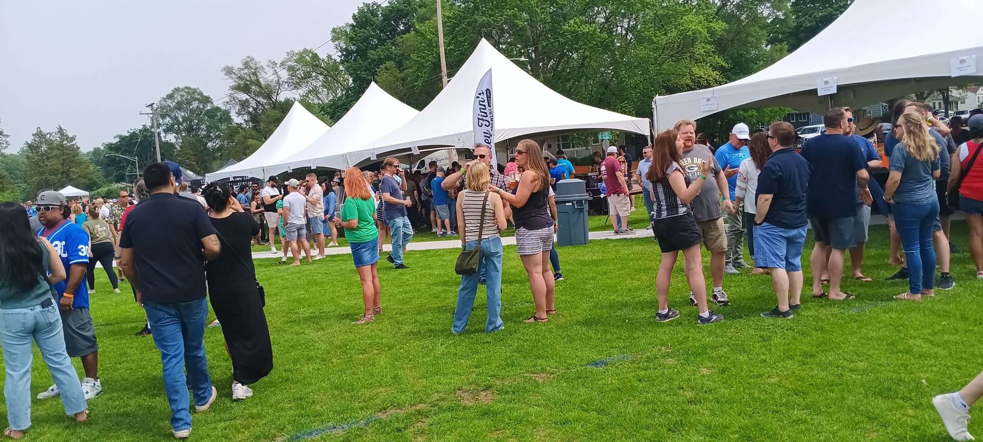 Craft Beer Festival crowds enjoying the event