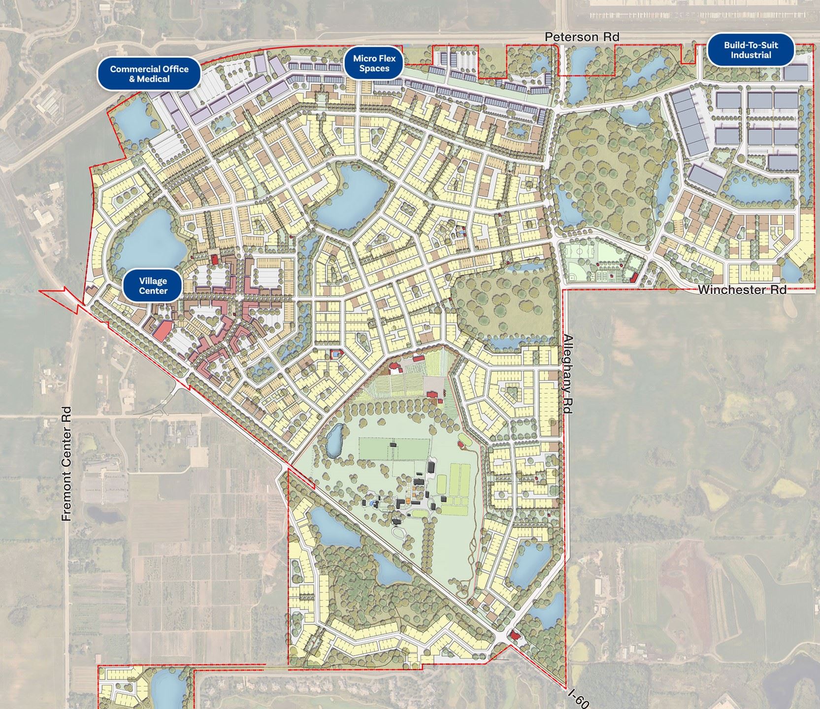 Ivanhoe Village overall site plan